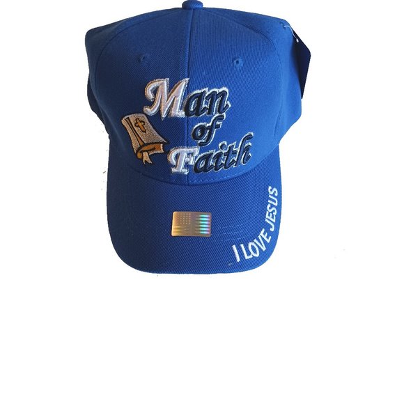 Pit Bull Accessories Man Of Faith Cap Blue Poshmark